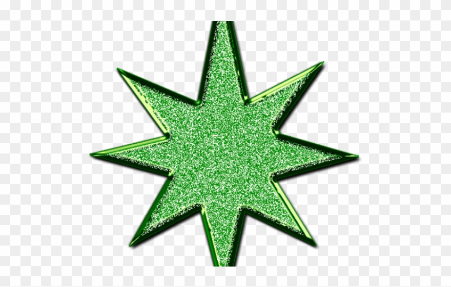 Glitter Star Cliparts - North Star Transparent Background - Png Download
