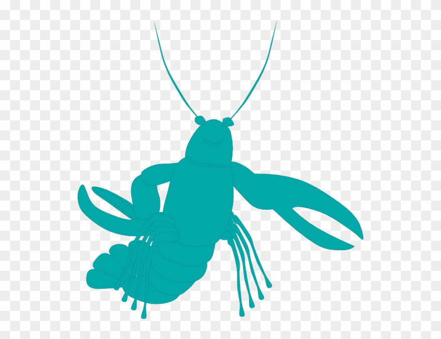 Isopod Green Clip Art - Crayfish Clipart - Png Download