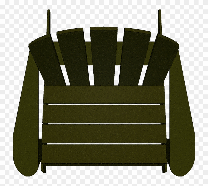 Top View Wood Chair Patio Architecture Cutout - Wood Clipart