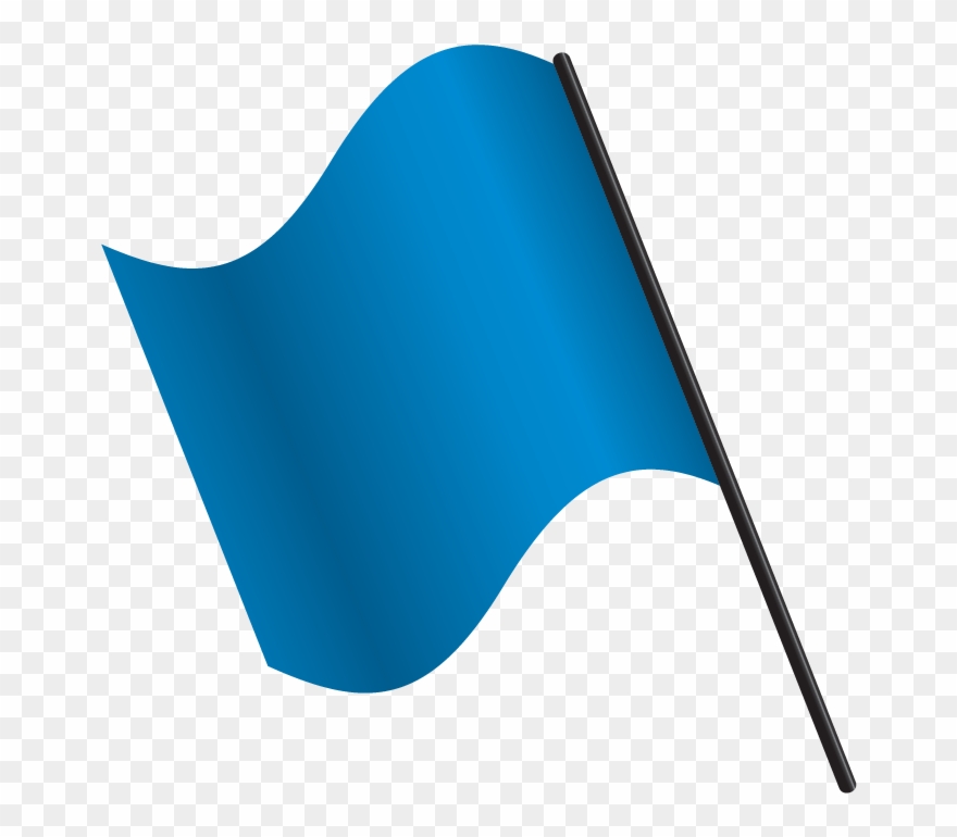 900 X 900 5 - Real Blue Flag Png Clipart