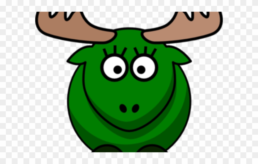 Moose Clipart Girl Moose - Elk Clipart - Png Download