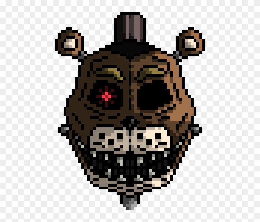 Terror Form Freddy - Схема Для Вышивания Крестиком Clipart