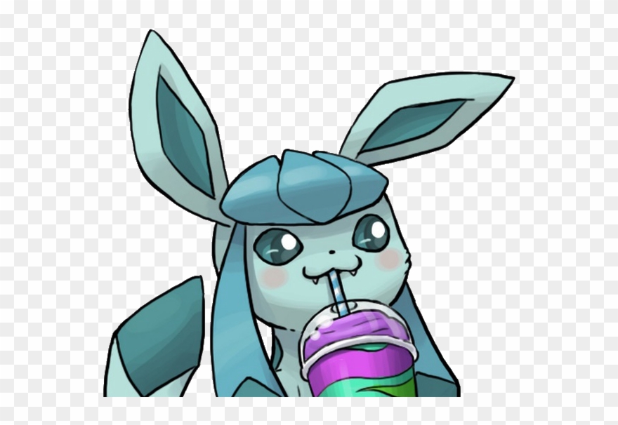 I Am Reverend Posted - Pokemon Glaceon Funny Clipart