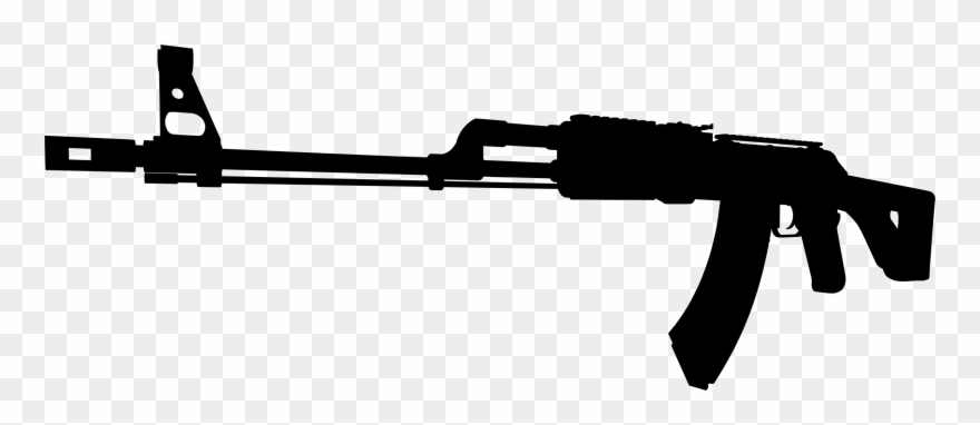 Big Image - Assault Rifle Clipart