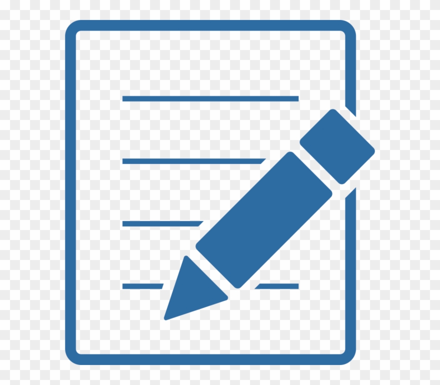 Access Syllabi Icon - Pencil Silhouette Transparent Clipart