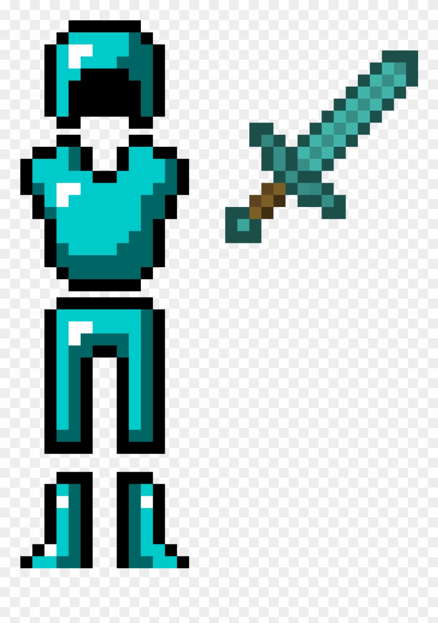 Diamonds Are Forever - Armor From Minecraft Clipart