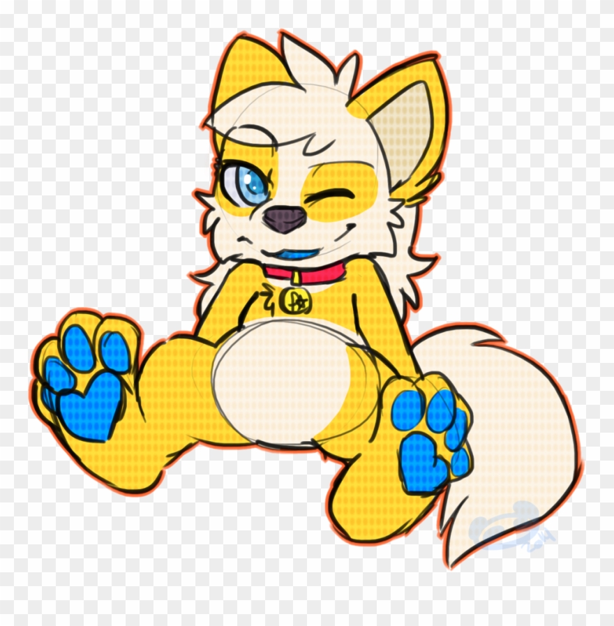 Heart Paws - Cartoon Clipart
