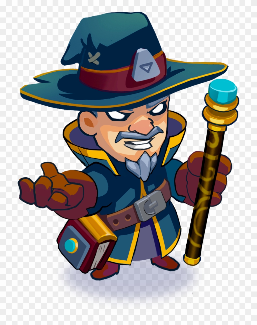 Van Raven, The Witch Hunter - Cartoon Clipart