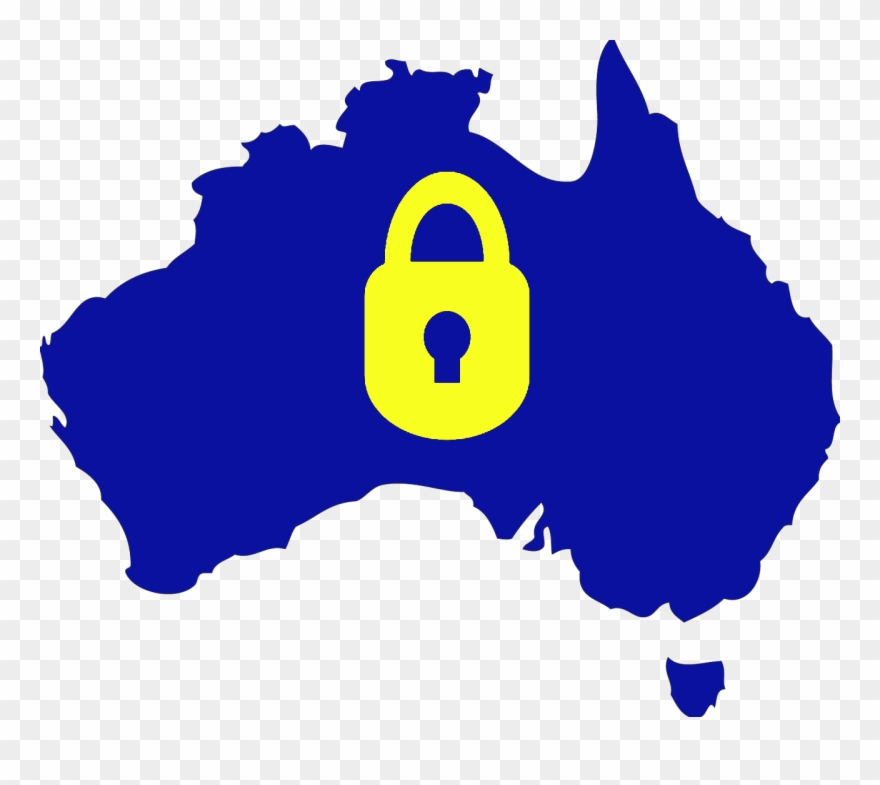 Australia Locked Clipart