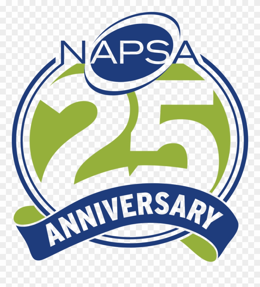 Png 2color Napsa Conf 25th Anniv Logo - 25 Years Clipart