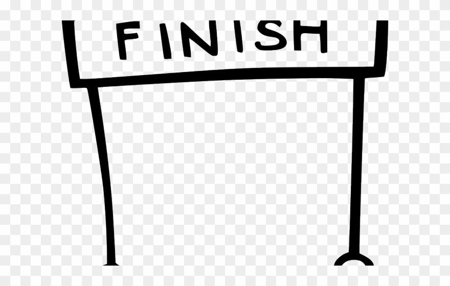 Finish Line Clipart Icon - Png Download