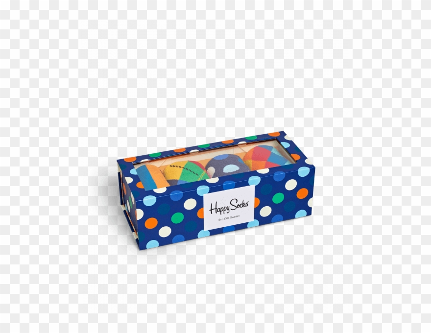 Clip Art Big Gift Box - Happy Socks Box Gift Transparent - Png Download
