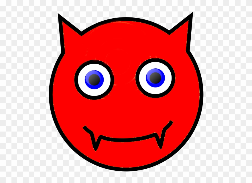 Devil Face Png - Emoticon Clipart