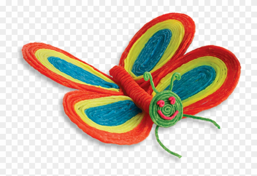 Butterfly Crafts For Kids - Wikki Stix Crafts Clipart