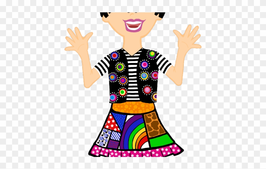 School Clipart Spirit Day - Mismatched Clothes Wacky Wednesday Clipart - Png Download