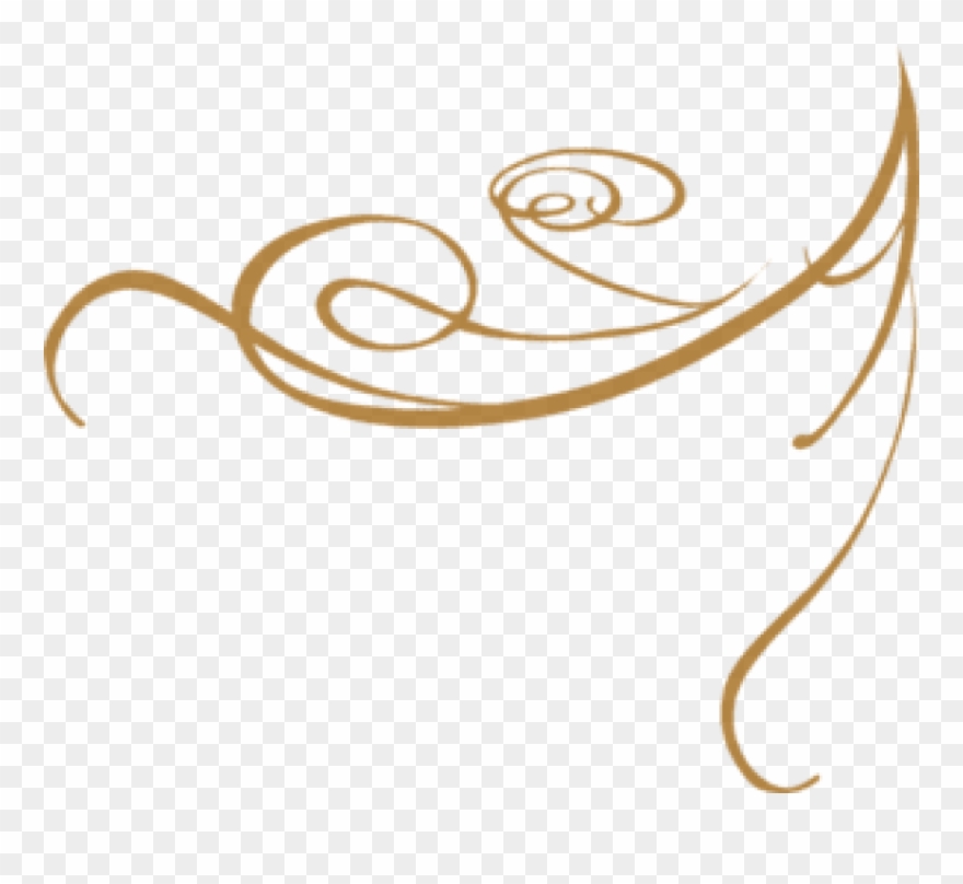 Free Png Gold Fancy Line Designs Png Image With Transparent - Gold Accents Clip Art