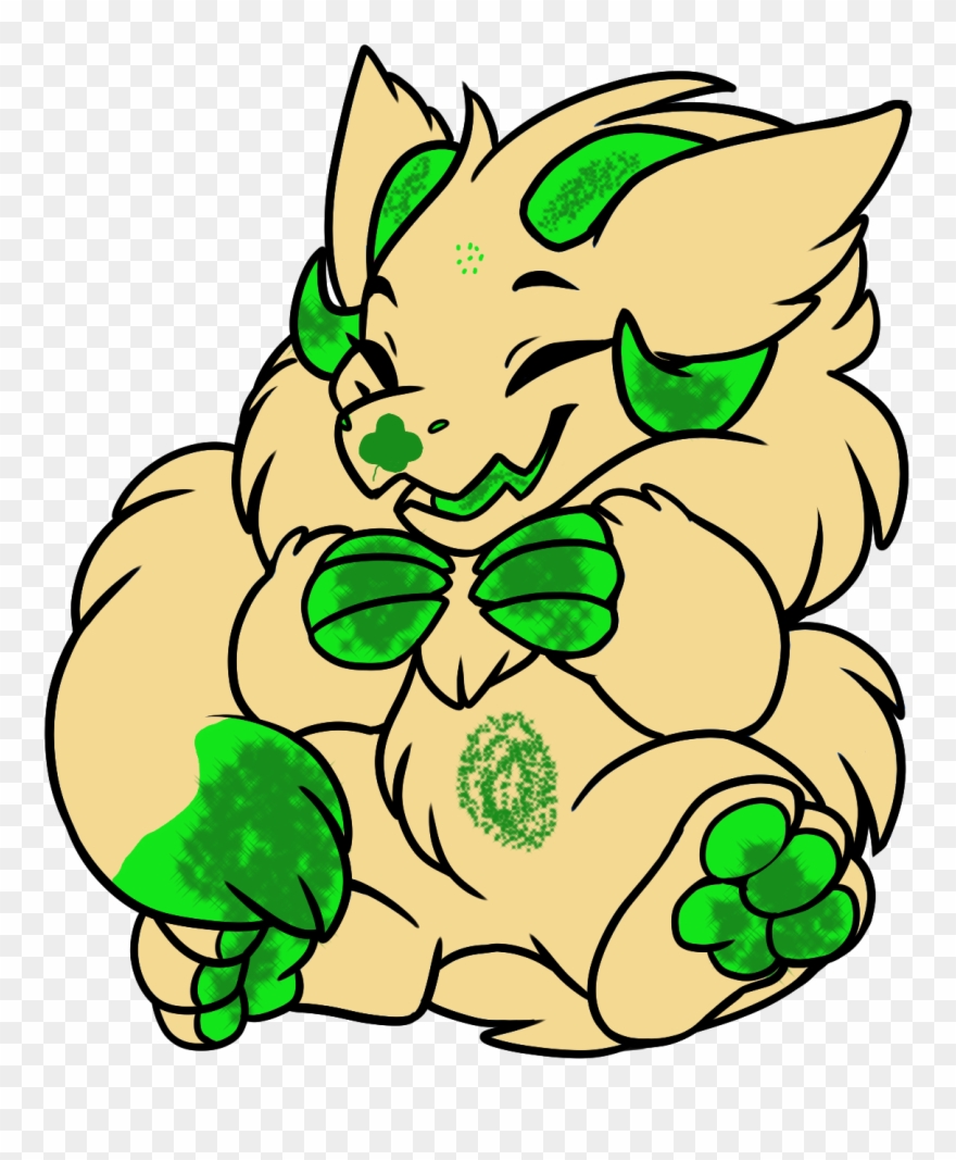 Lucky Charm Wickerbeast Chibi - Wickerbeast Furry Head Drawing Clipart