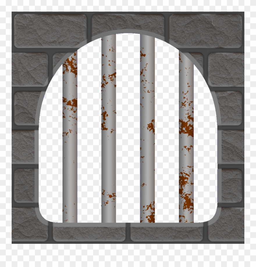 Freetoedit Sticker Window Bars Jail Stone Freetoedit - Jail Bars Transparent Png Clipart