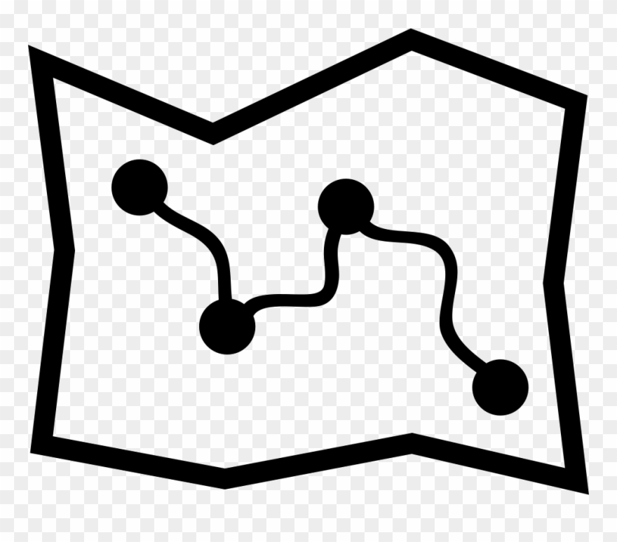 Png File Svg - Route Map Icon Clipart