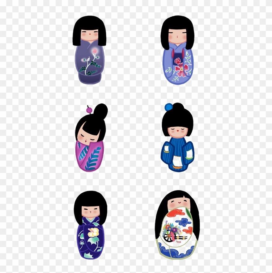 Japanese Doll Png File Clipart