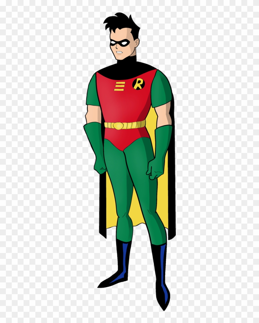 American Robin Clipart Drawn - Batman The Animated Series Robin Png Transparent Png