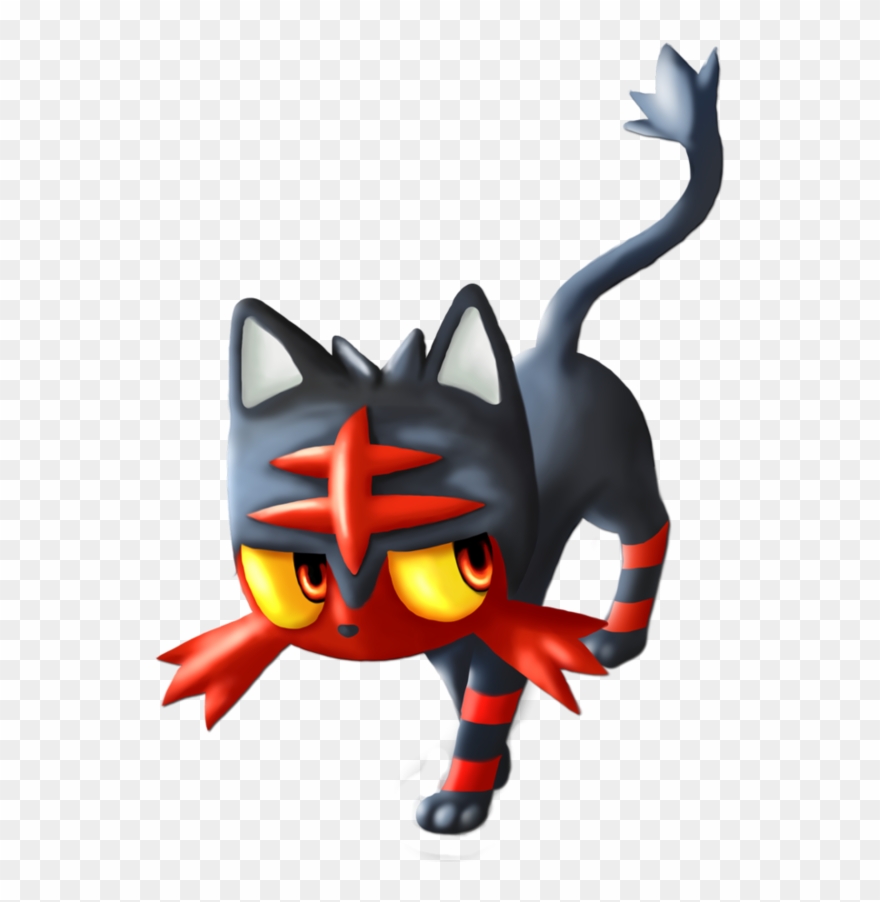 I Have Realized That I Do Not Know How To Draw, But - Litten Pokemon Go Clipart