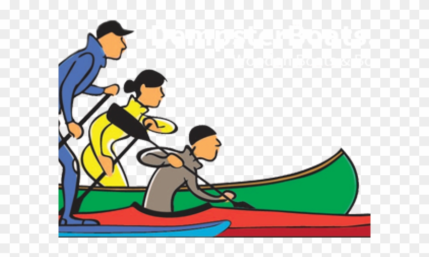 Canoe Clipart Canoe Boat - Canoe - Png Download