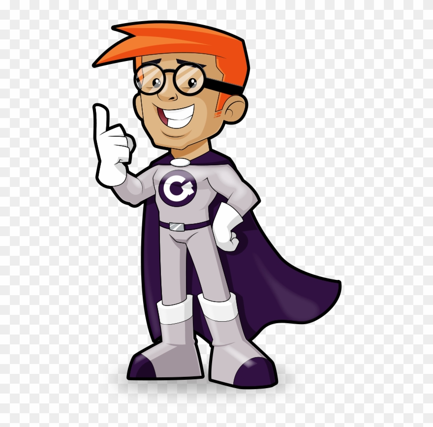 Computer Repair Superheroes - Cartoon Clipart