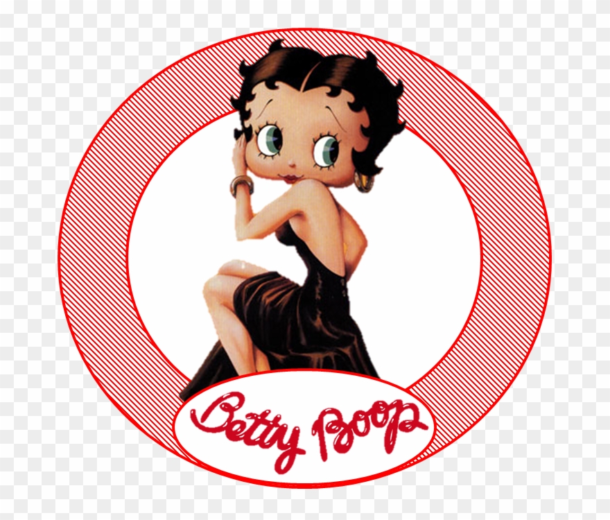 Free Printable Mini Kit - Betty Boop Black Dress Clipart