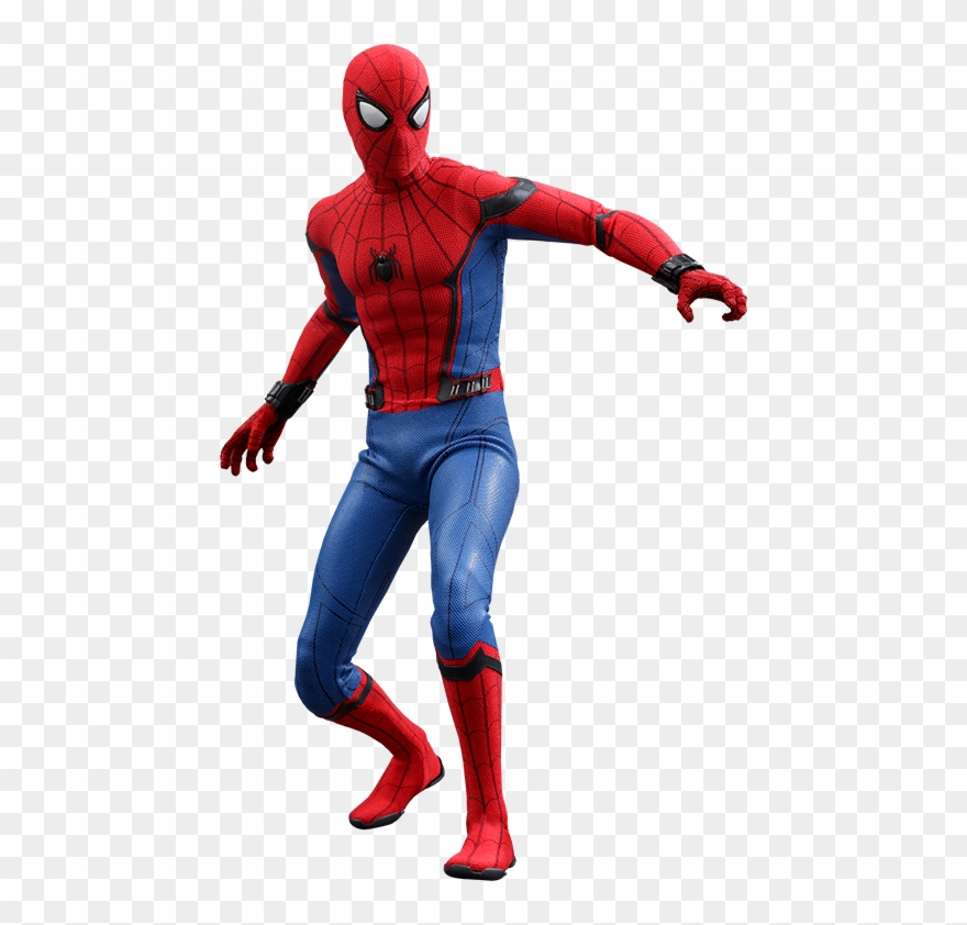 Marvel Spider Man Sixth Scale Figure By - Spider Man Body Png Clipart