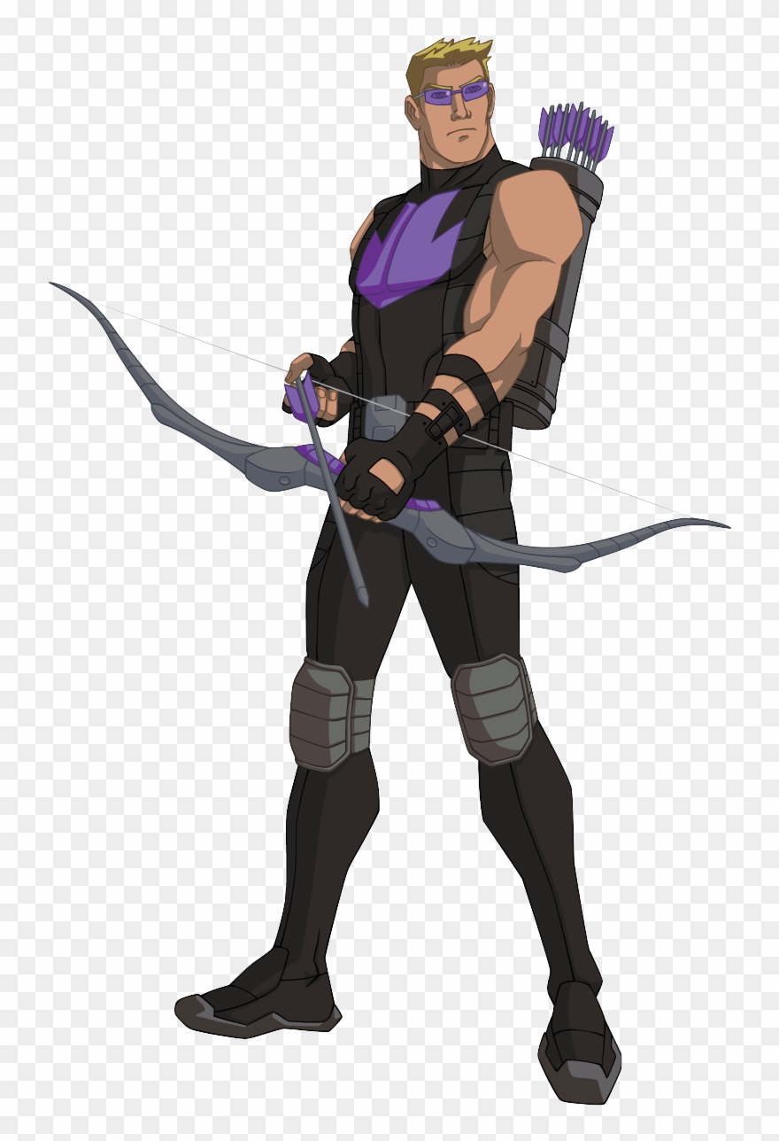 Hawkeye Clipart Avengers Assemble - Hawkeye Avengers Assemble Cartoon - Png Download