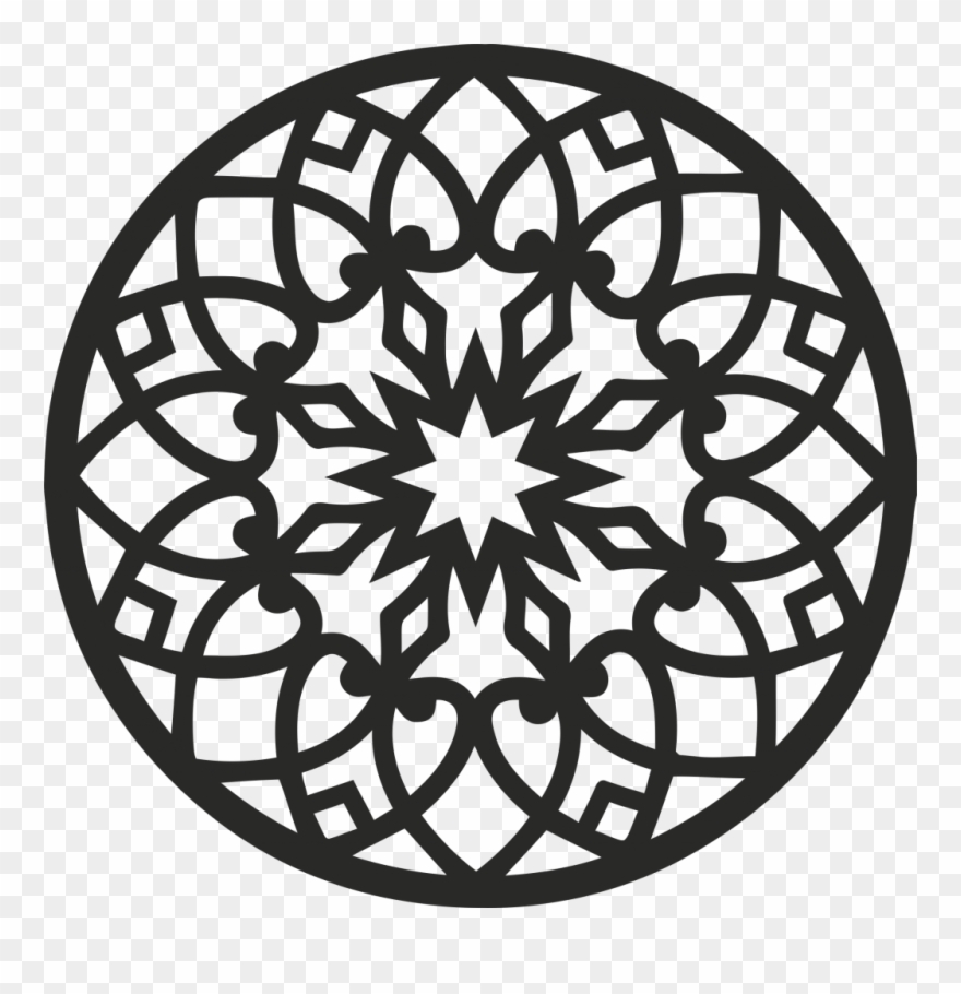 Cnc Vector Art - Doily Patterns Svg Clipart