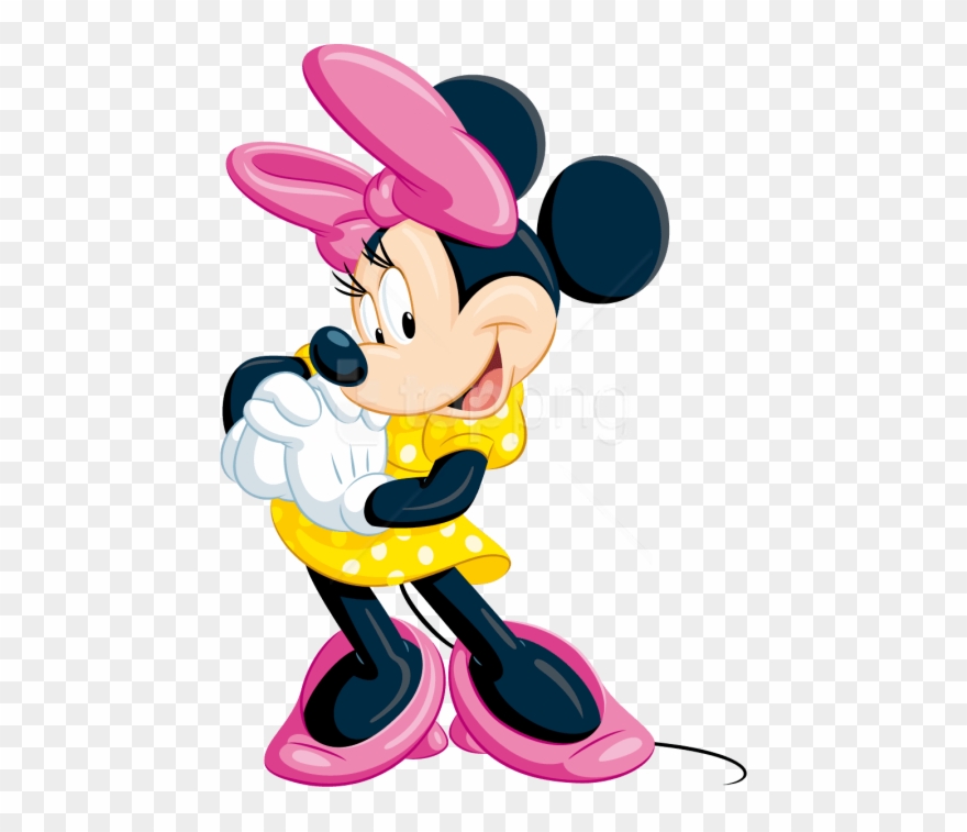 Free Png ميكي ماوس Png Images Transparent - Minnie Mouse Yellow Dress Clipart