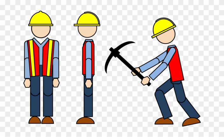 Man Clipart Construction - Construction Workers Clipart - Png Download