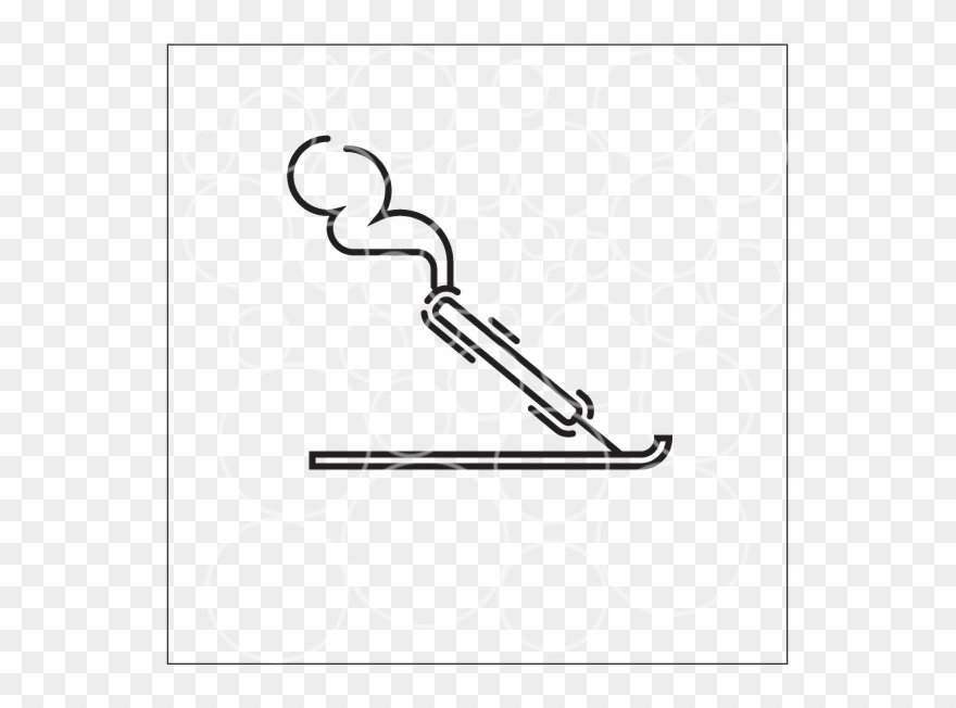 W - Line Art Clipart