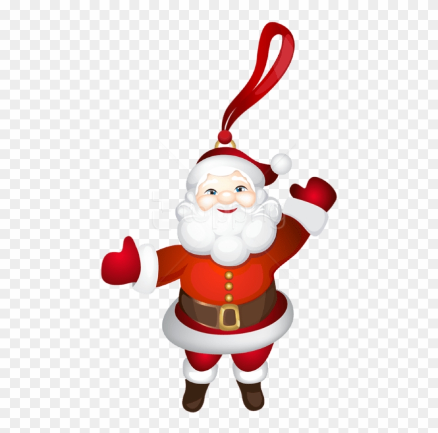 Free Png Santa Claus Ornament Png - Clip Art Transparent Santa