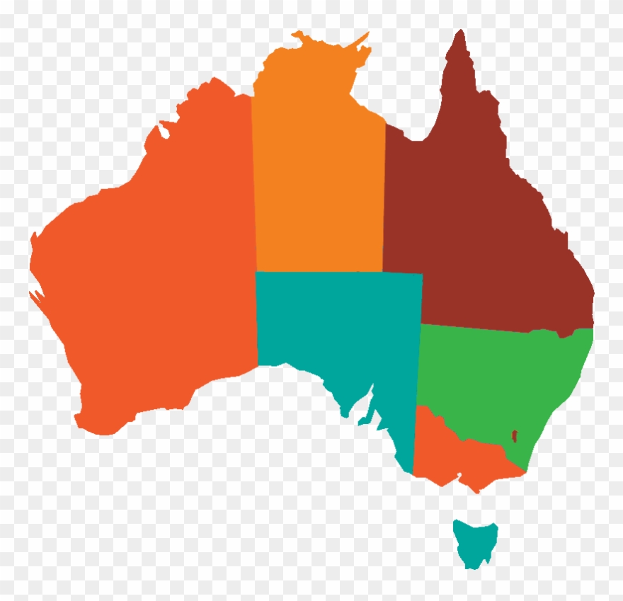 Australia-map Act Clipart