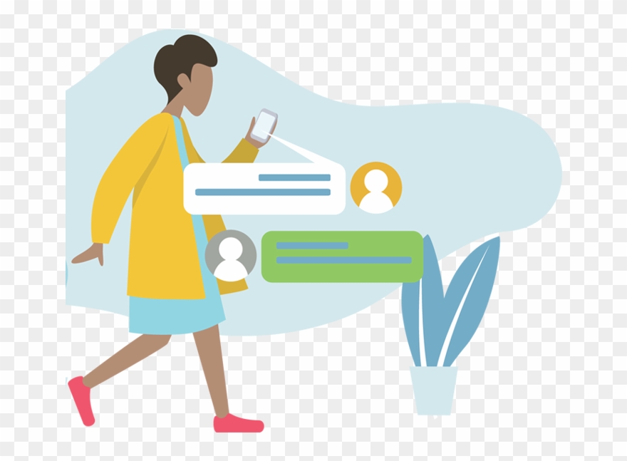 Flexible Work Community - Illustration Clipart