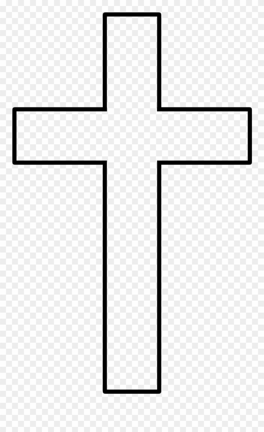 Christian Symbols Images Meaning Of This Library - White Cross Vector Clipart