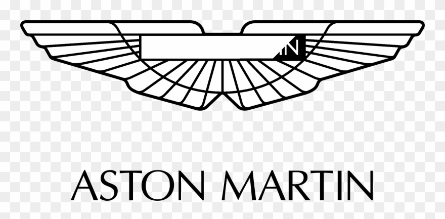 Aston Martin Logo Png - Aston Martin Black And White Logo Clipart
