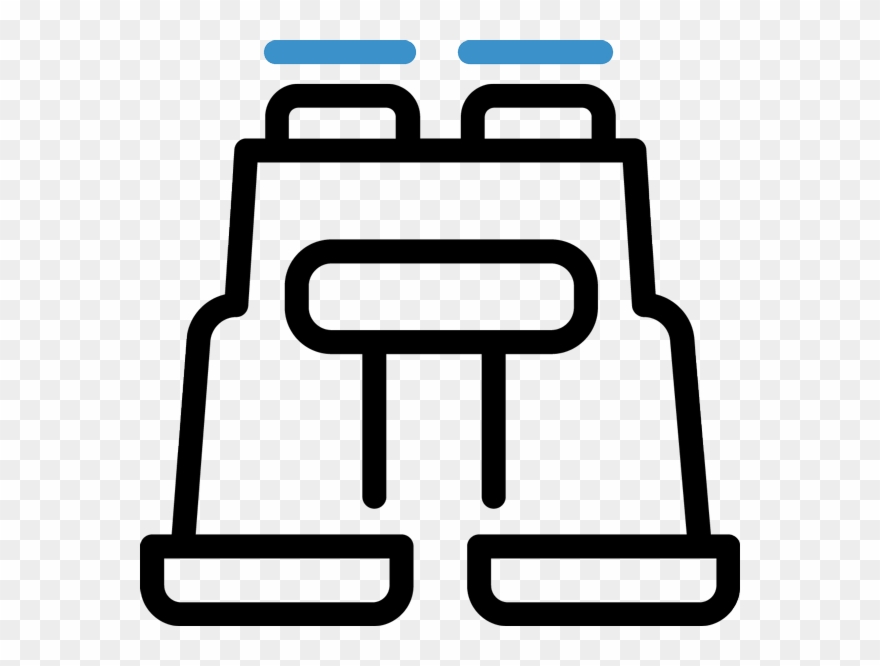 Binoculars - دوربین شکاری وکتور Clipart