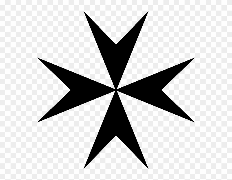 Malteserkreuz 2 Euro - Maltese Cross Vector Image Free Clipart
