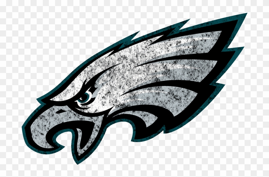 Philadelphia Eagles 1996-pres Primary Logo Distressed - Nfl Philadelphia Eagles Logo Clipart