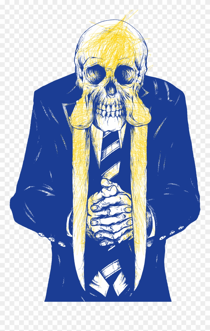 White - Silver - Graphic - Art - Alex Pardee Suit Clipart