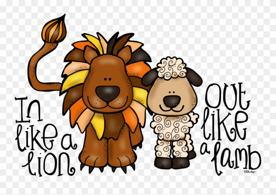 Download March Clip Art - Like A Lion Out Like A Lamb Clipart - Png Download