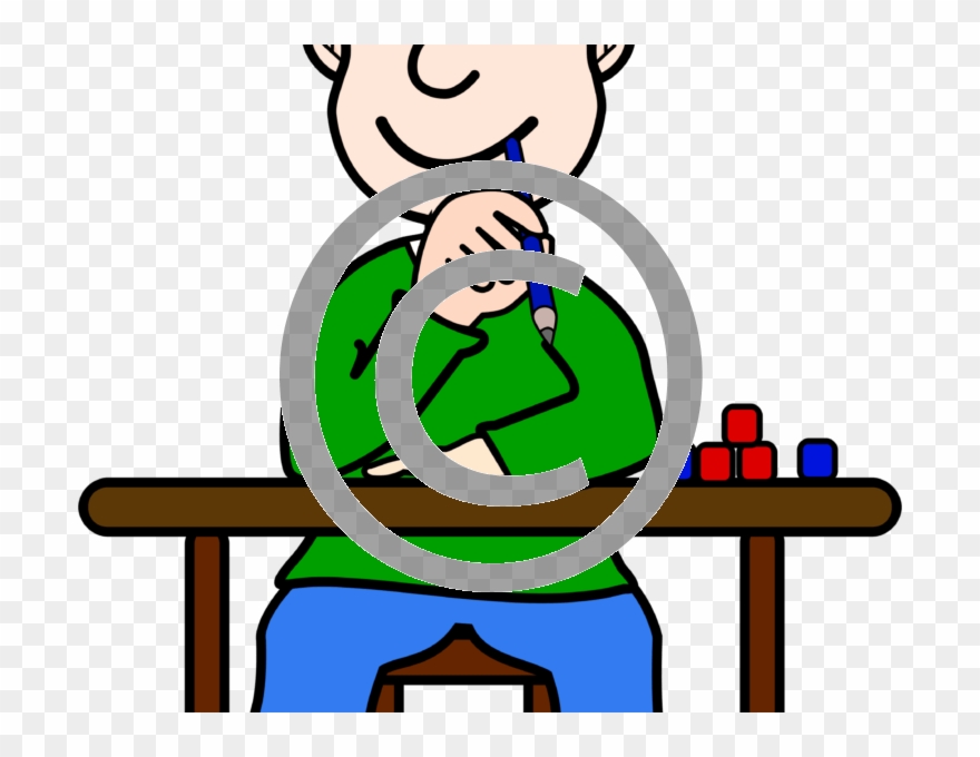 Buying Options - Student Thinking Clip Art - Png Download
