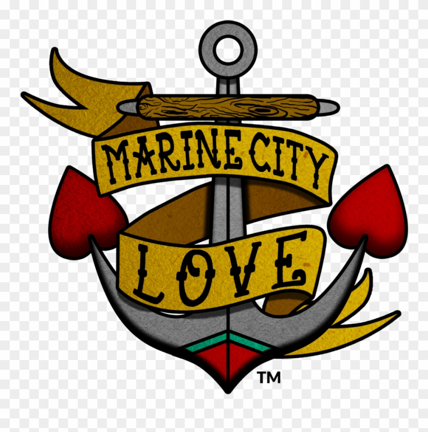 Marine City Love - Emblem Clipart