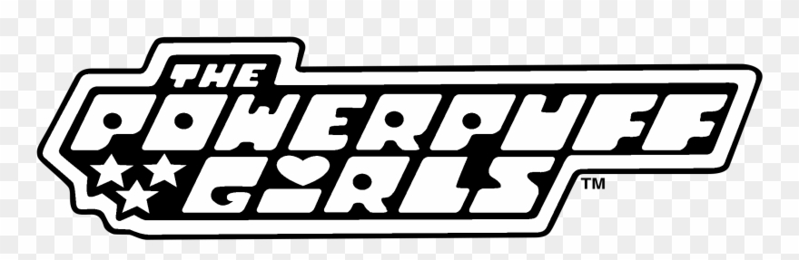 Powerpuff Girls Logo Black And White - Powerpuff Girls Logo Coloring Pages Clipart