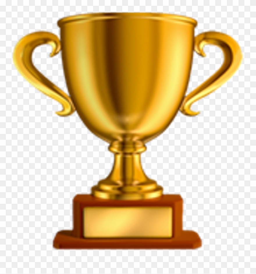 Oscar Statuette Award Trophy Vector Art - Trophy Emoji Clipart