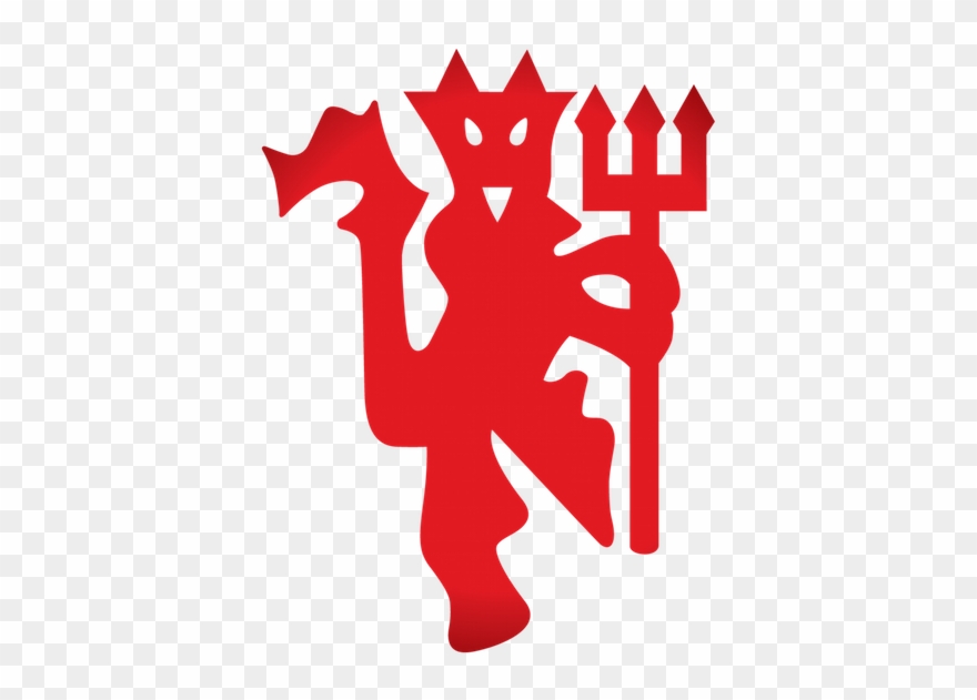 Manchester United Logo Clipart - Red Devil Man Utd - Png Download